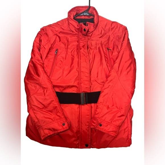Lauren Ralph Lauren Active Red Belted Jacket, Size XL, Excellent Condition - Picture 3 of 6